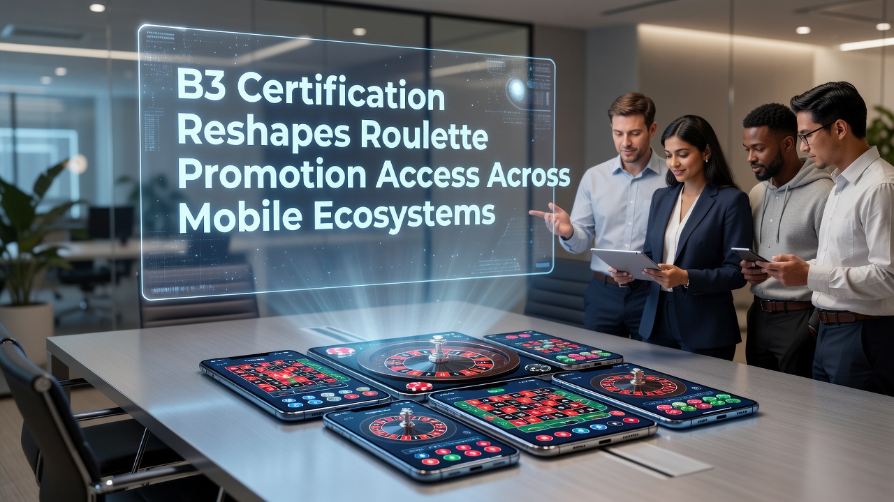 B3 certified roulette terminals integrated with mobile promotion systems