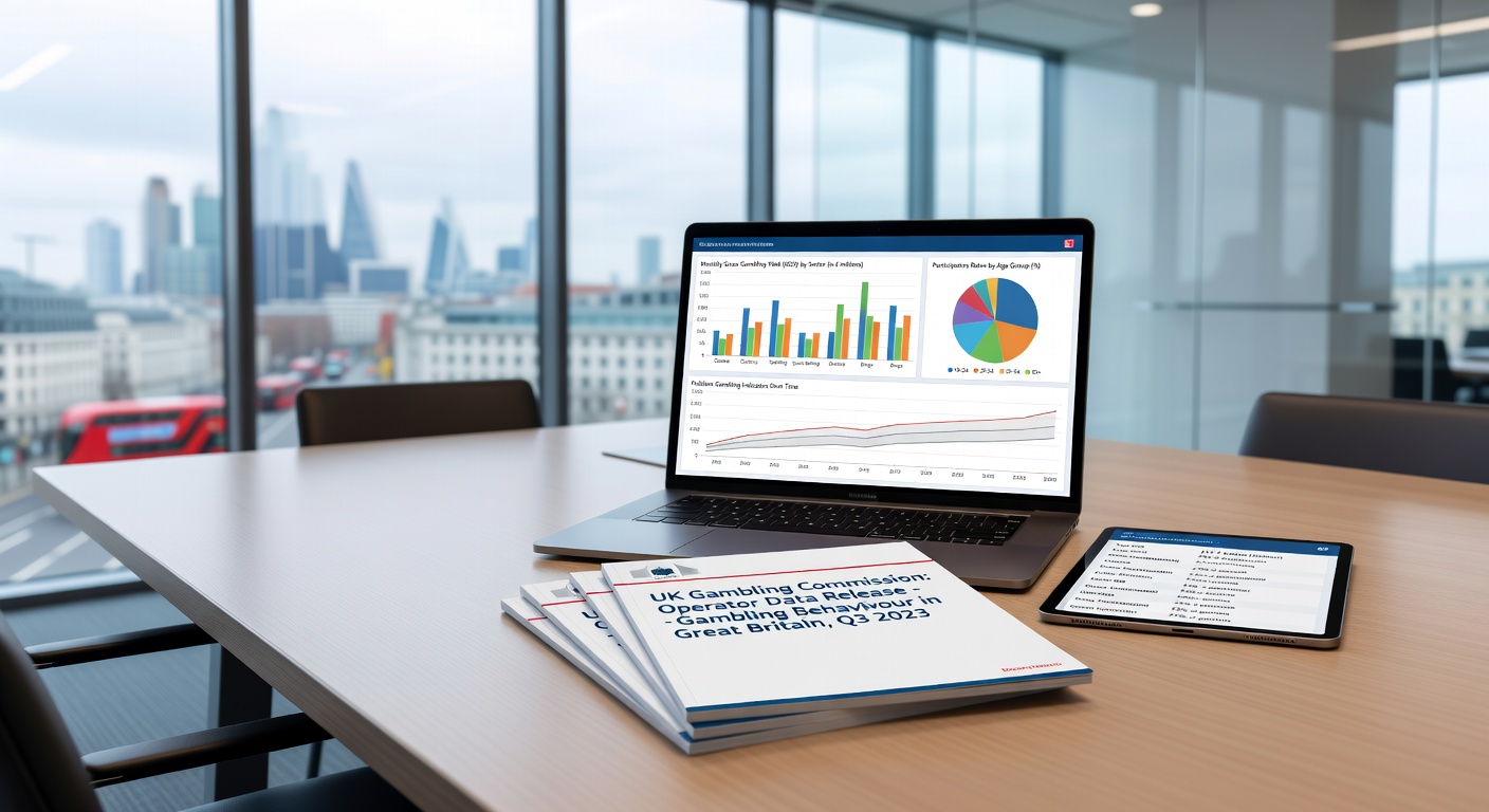 Infographic detailing GGY changes: red downward arrows for betting, green upward for slots, with UK flag overlay