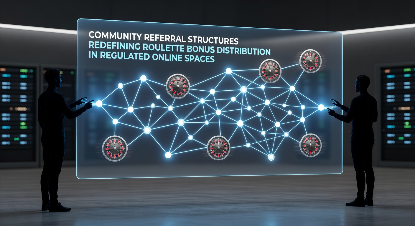 Illustration of interconnected player networks sharing roulette bonus opportunities across regulated platforms