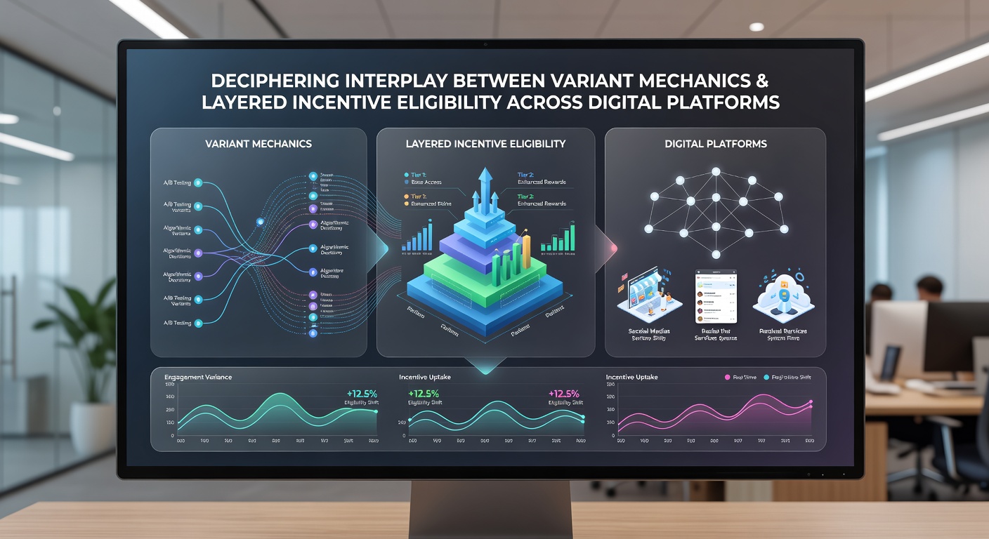 Analysis dashboard displaying variant mechanics mapped against incentive eligibility tiers