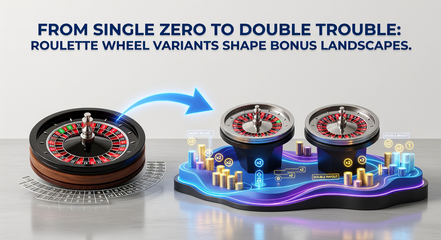 American double-zero roulette wheel in action amid a bustling casino floor, with chips stacked high and bonus icons overlaying the layout to illustrate promotional challenges