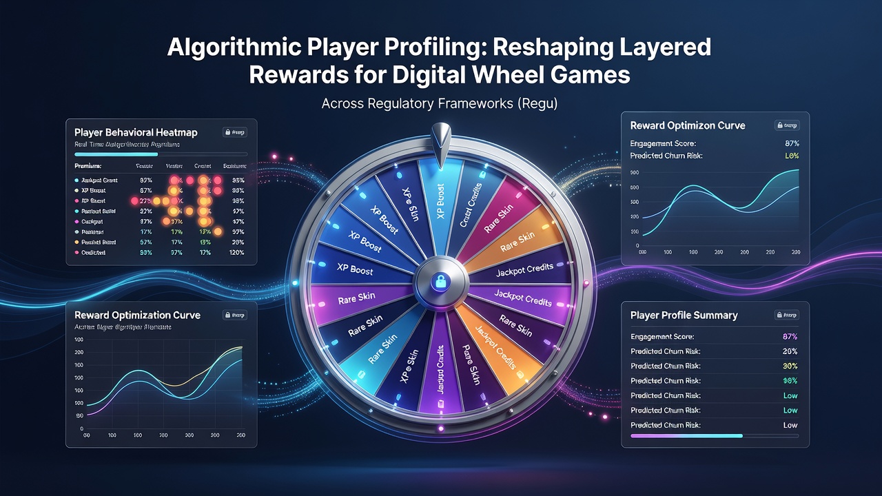 Analytics dashboard displaying algorithmic segmentation of players and corresponding reward layer adjustments
