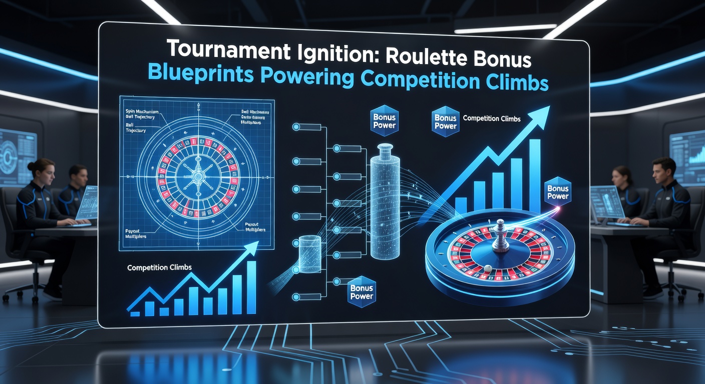 Intense close-up of a roulette tournament interface showing bonus blueprint overlays, leaderboard shifts, and players activating climb multipliers